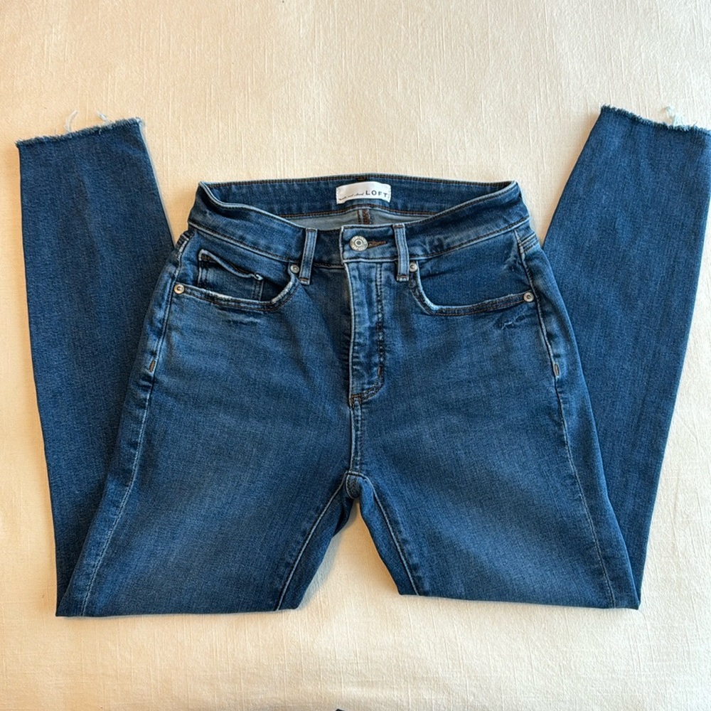 Loft Women’s Slightly Distressed Jeans